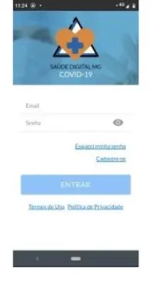 Saúde Digital - MG COVID-19 android App screenshot 1